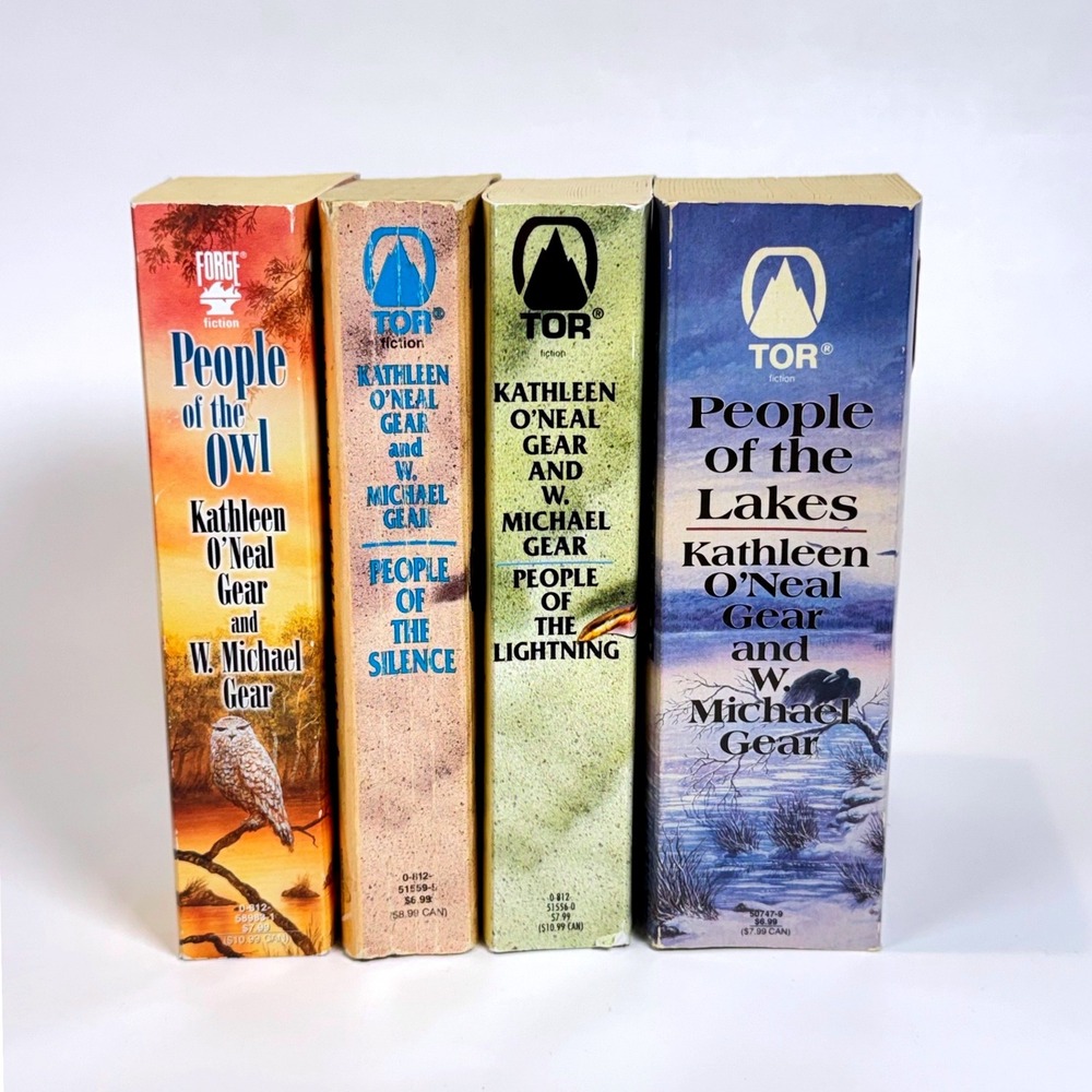 Kathleen O Neal Gear W Michael Gear North Americas Forgotten Past 4 Book Lot